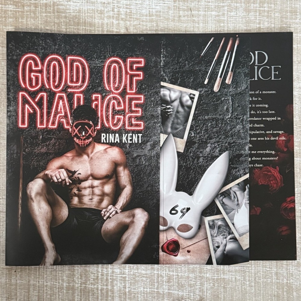 God of Malice by Rina Kent Alternative Dust Jacket Legacy of Gods