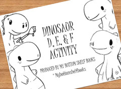 DIGITAL- 2025 Merrick D E F Children’s Dinosaur ACTIVITY BOOK *PRINT REQ’D* 13p