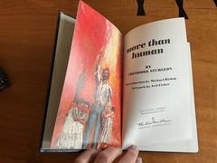 More Than Human by Theodore Sturgeon HC Easton Press Beautiful Leather Gilt 1989