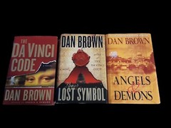 Dan Brown X3 Novels: The Davinci Code/ Lost Symbol/Angel + Demons Pre-Owned