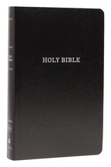 KJV Holy Bible: Gift and Award, Black Leather-Look, Red Letter, Comfort Print: K