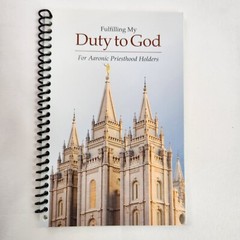 Fulfilling My Duty To God for Aaronic Priesthood Holders Booklet Award Reward