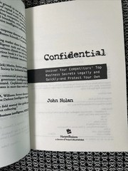 PERFECT BOOK GIFT FOR CHRISTMAS _ “CONFIDENTIAL”
