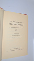 Meditations of Marcus Aurelius translated by George Long 1953 Hardback