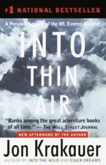 Into Thin Air: A Personal Account of the Mt. Everest Disaster – Paperback – GOOD